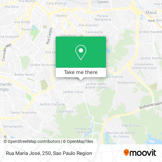 Rua Maria José, 250 map