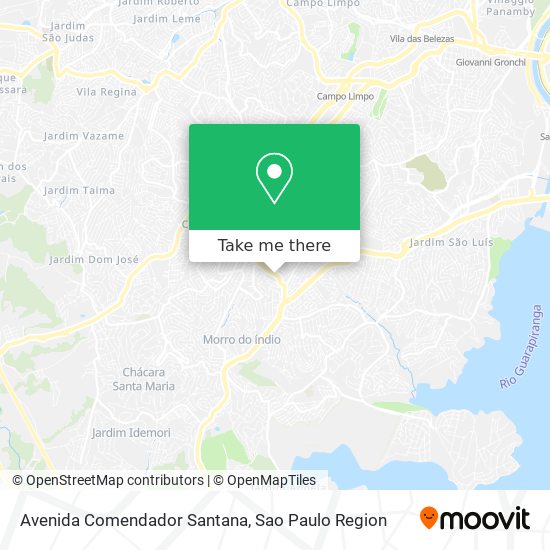 Avenida Comendador Santana map