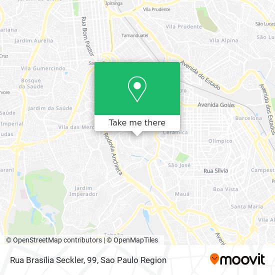 Mapa Rua Brasília Seckler, 99