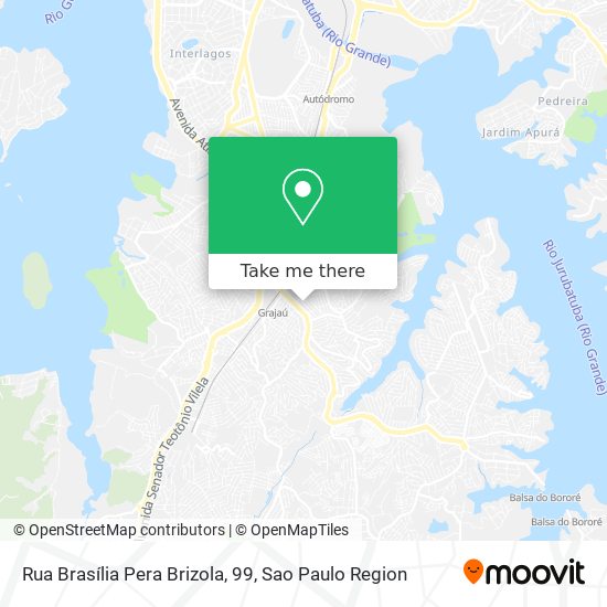 Mapa Rua Brasília Pera Brizola, 99
