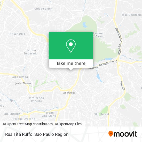 Mapa Rua Tita Ruffo