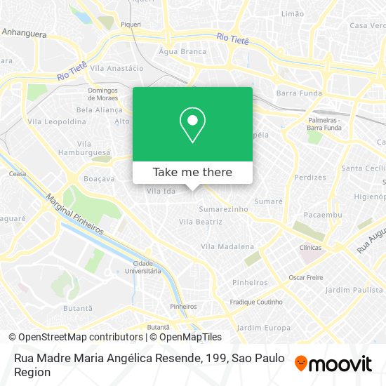 Rua Madre Maria Angélica Resende, 199 map