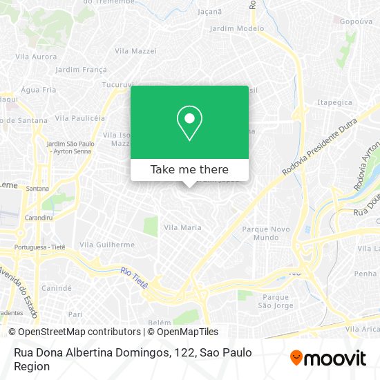 Rua Dona Albertina Domingos, 122 map