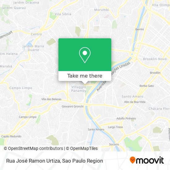 Rua José Ramon Urtiza map