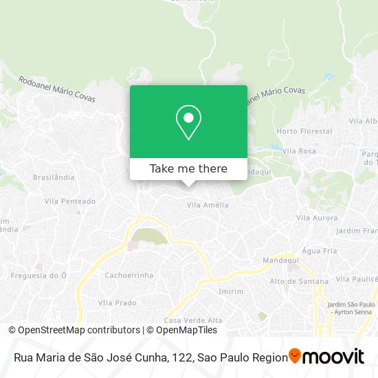 Mapa Rua Maria de São José Cunha, 122