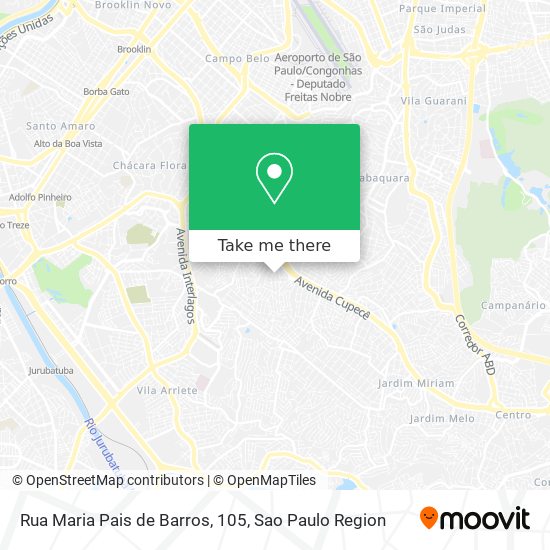 Mapa Rua Maria Pais de Barros, 105