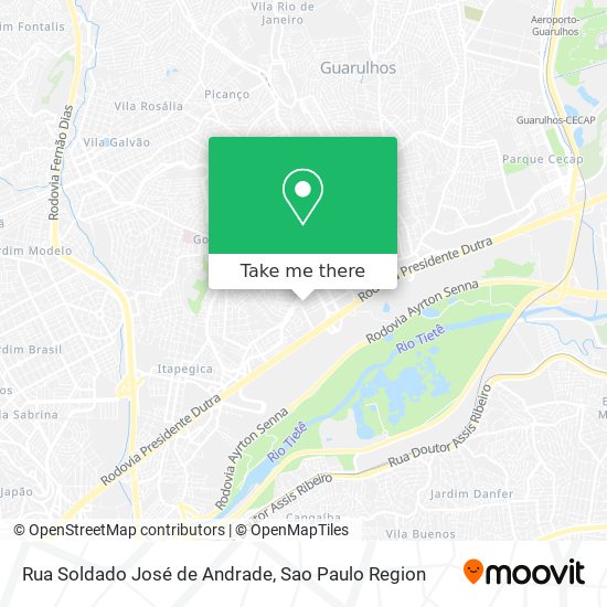 Rua Soldado José de Andrade map