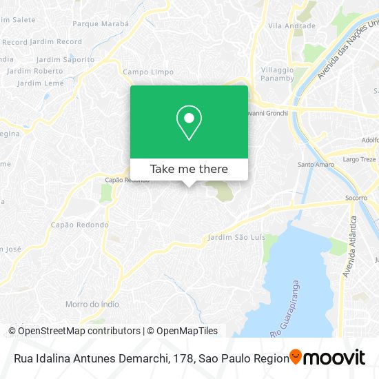 Mapa Rua Idalina Antunes Demarchi, 178