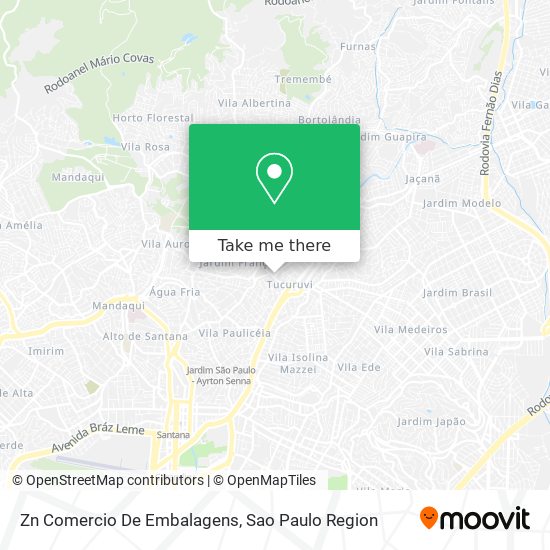 Zn Comercio De Embalagens map