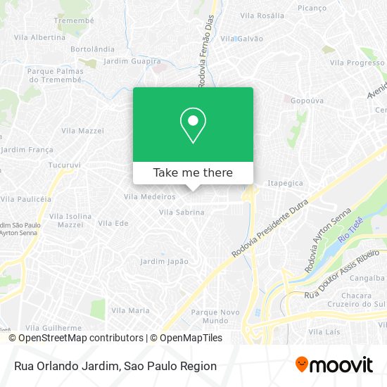 Rua Orlando Jardim map