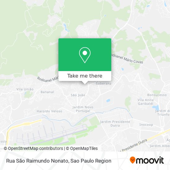 Rua São Raimundo Nonato map