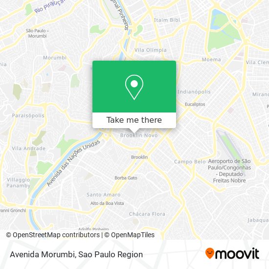 Avenida Morumbi map