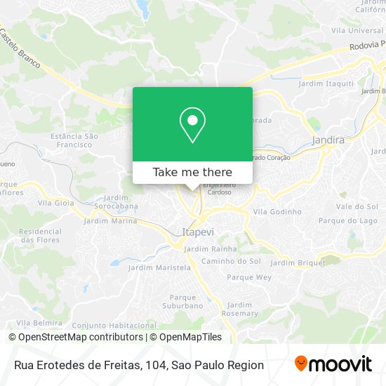 Rua Erotedes de Freitas, 104 map