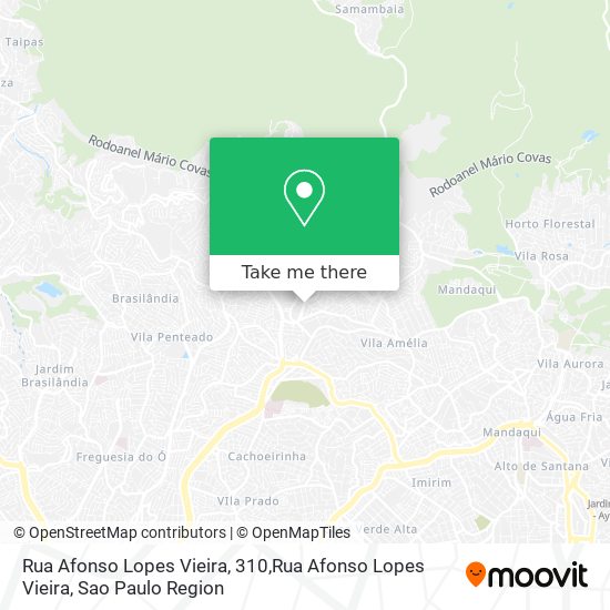 Mapa Rua Afonso Lopes Vieira, 310,Rua Afonso Lopes Vieira
