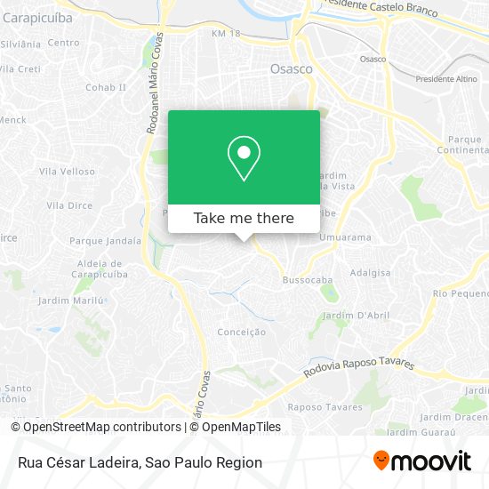 Rua César Ladeira map