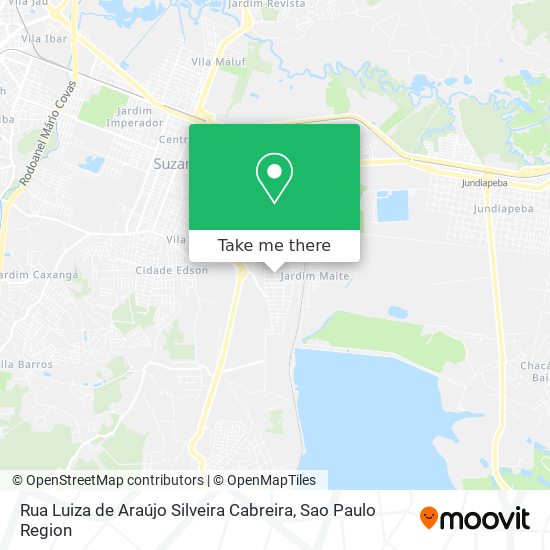 Rua Luiza de Araújo Silveira Cabreira map