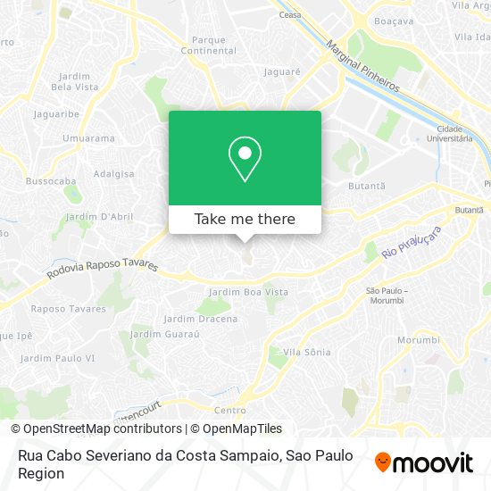 Rua Cabo Severiano da Costa Sampaio map