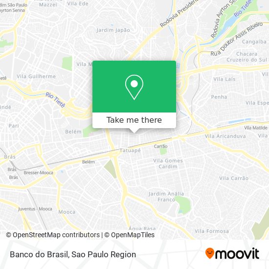 Banco do Brasil map