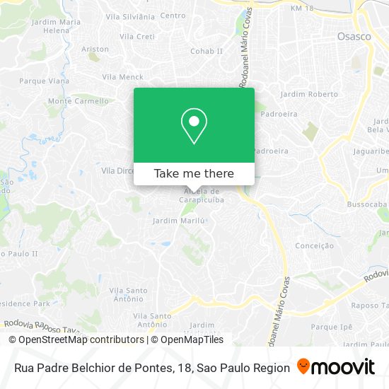 Rua Padre Belchior de Pontes, 18 map