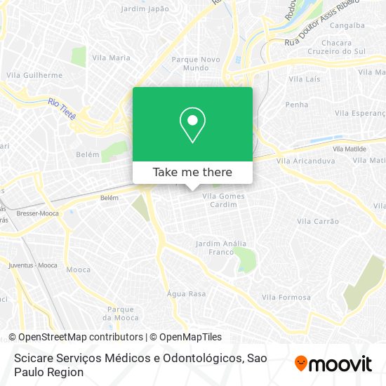 Scicare Serviços Médicos e Odontológicos map