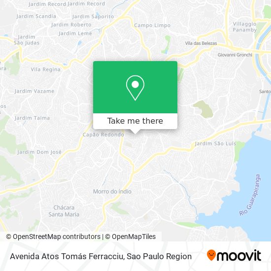 Mapa Avenida Atos Tomás Ferracciu