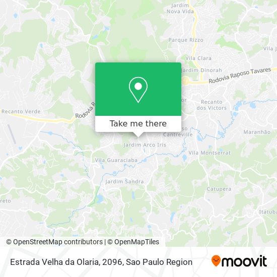 Estrada Velha da Olaria, 2096 map