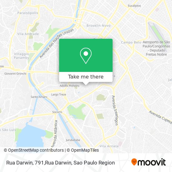 Mapa Rua Darwin, 791,Rua Darwin