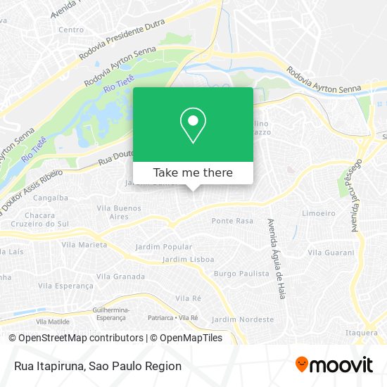 Rua Itapiruna map