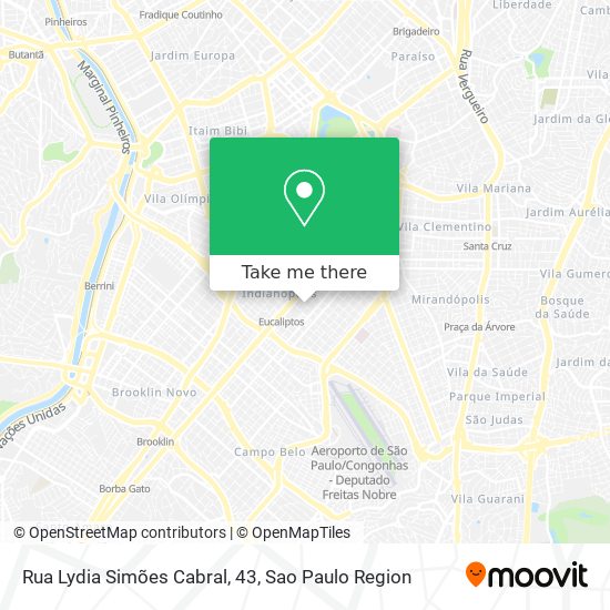 Rua Lydia Simões Cabral, 43 map