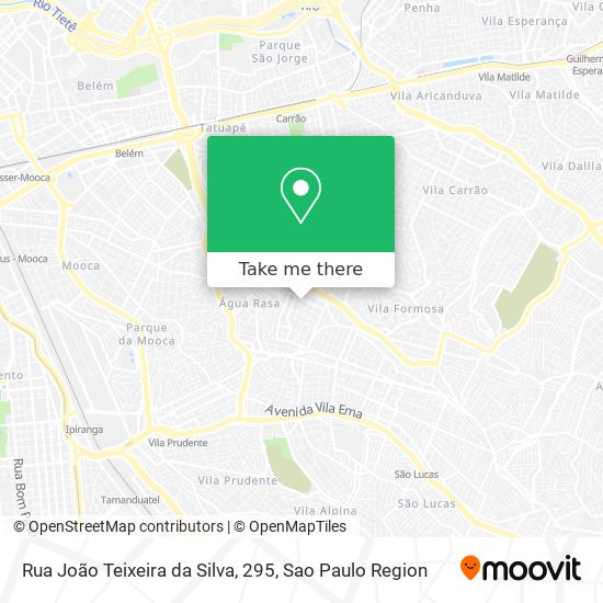 Mapa Rua João Teixeira da Silva, 295