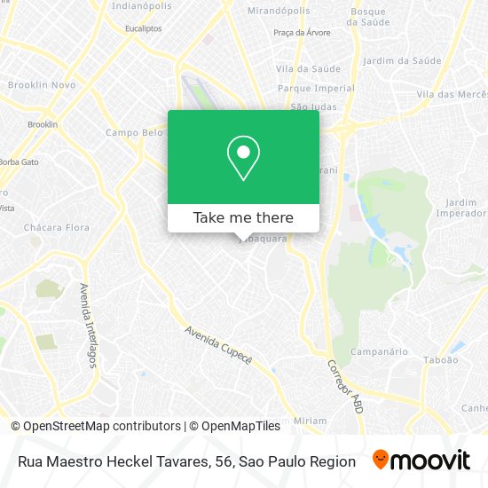 Mapa Rua Maestro Heckel Tavares, 56