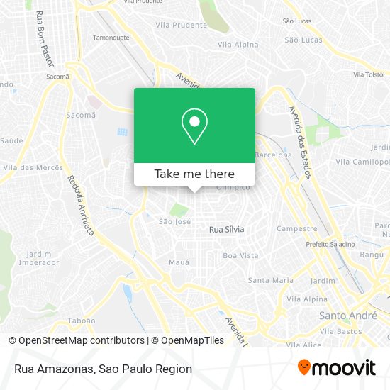 Rua Amazonas map