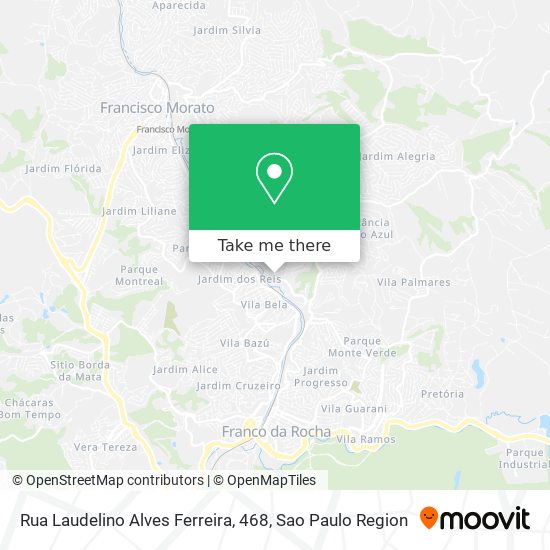 Rua Laudelino Alves Ferreira, 468 map