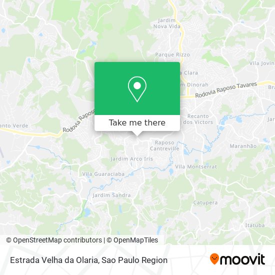 Estrada Velha da Olaria map
