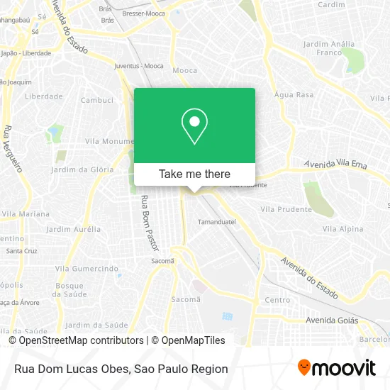 Rua Dom Lucas Obes map