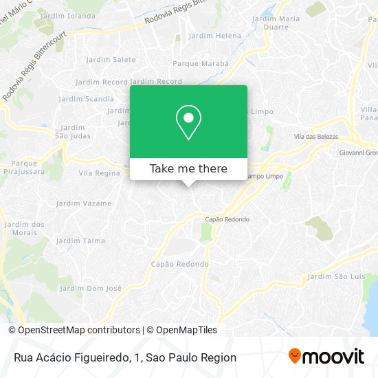 Rua Acácio Figueiredo, 1 map