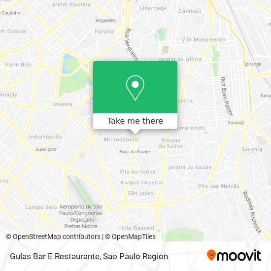 Gulas Bar E Restaurante map