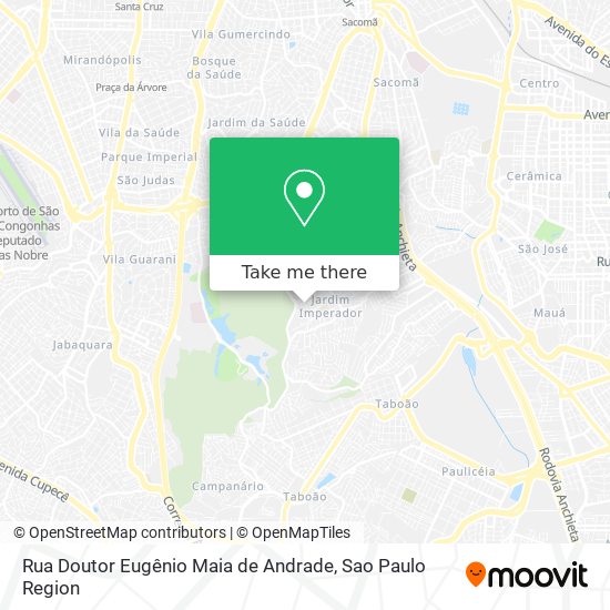 Mapa Rua Doutor Eugênio Maia de Andrade