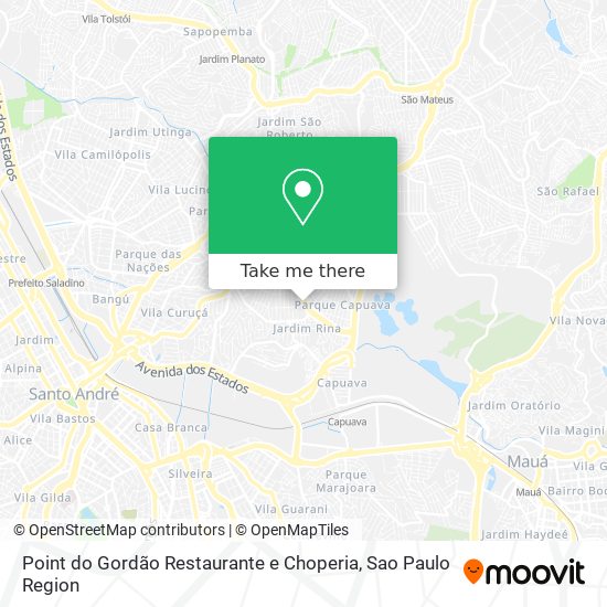 Point do Gordão Restaurante e Choperia map