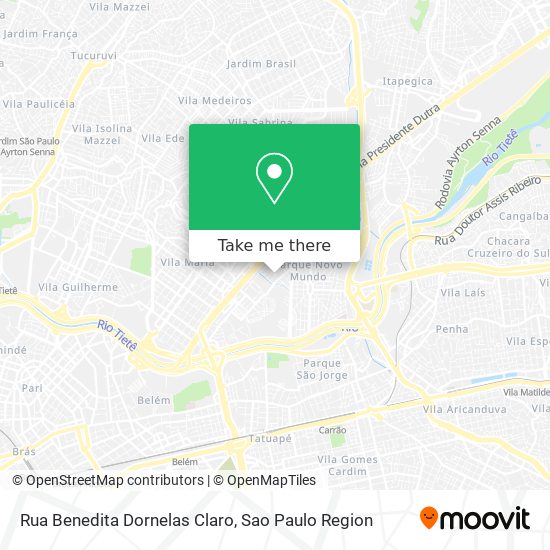 Rua Benedita Dornelas Claro map