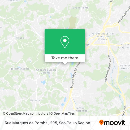 Rua Marquês de Pombal, 295 map