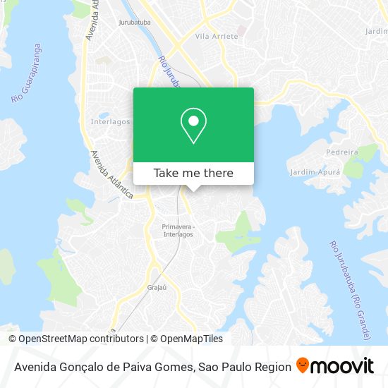 Avenida Gonçalo de Paiva Gomes map