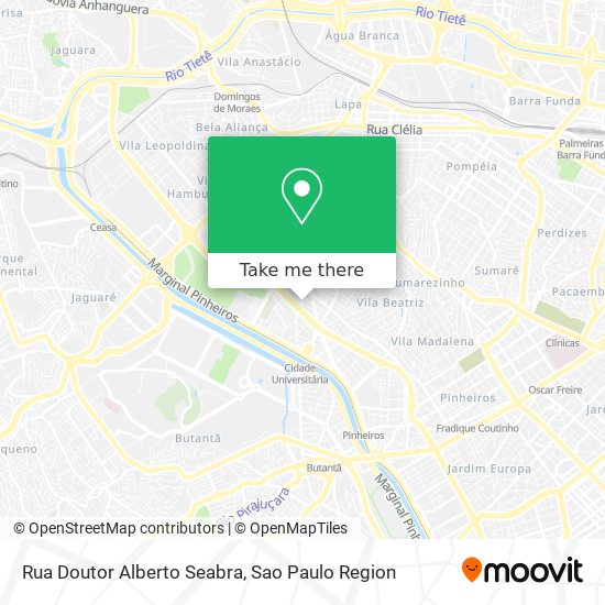 Rua Doutor Alberto Seabra map