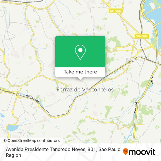 Avenida Presidente Tancredo Neves, 801 map