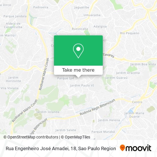 Rua Engenheiro José Amadei, 18 map