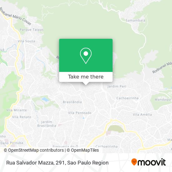Mapa Rua Salvador Mazza, 291