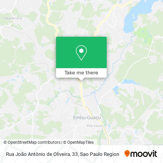 Mapa Rua João Antônio de Oliveira, 33