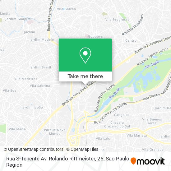 Rua S-Tenente Av. Rolando Rittmeister, 25 map