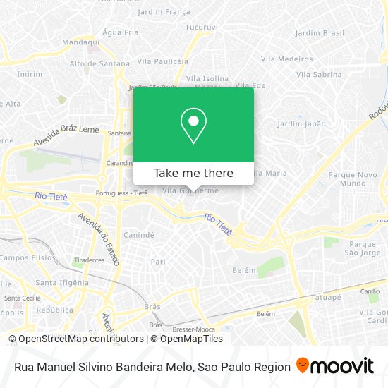 Mapa Rua Manuel Silvino Bandeira Melo