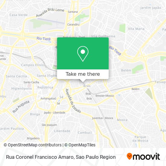Rua Coronel Francisco Amaro map